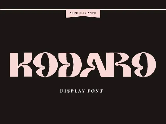 Kodaro font