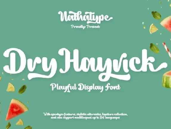 Dry Hayrick font