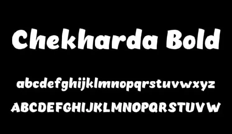 Chekharda Free font