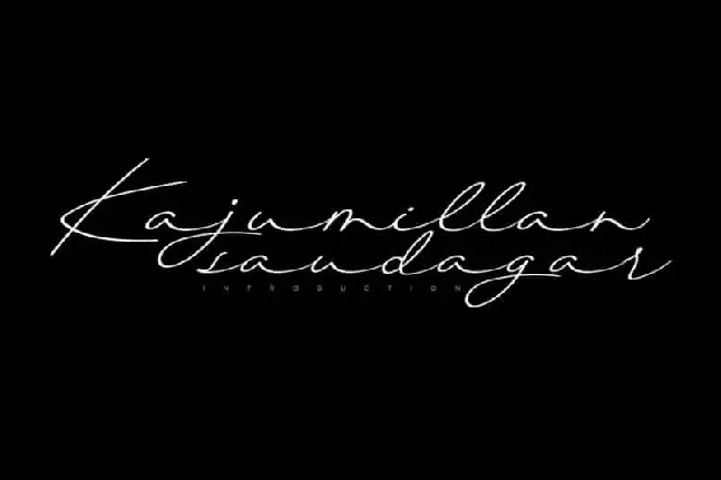 Kajumillan Handwritten font