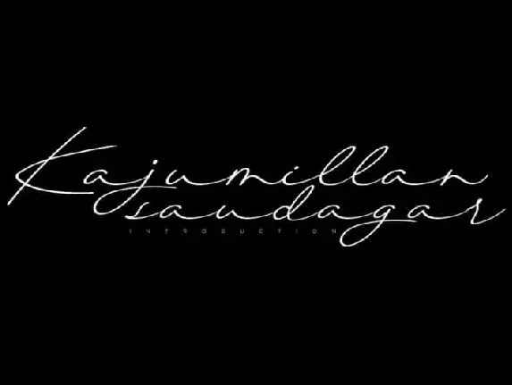 Kajumillan Handwritten font