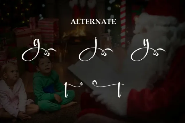 Storysanta Script font