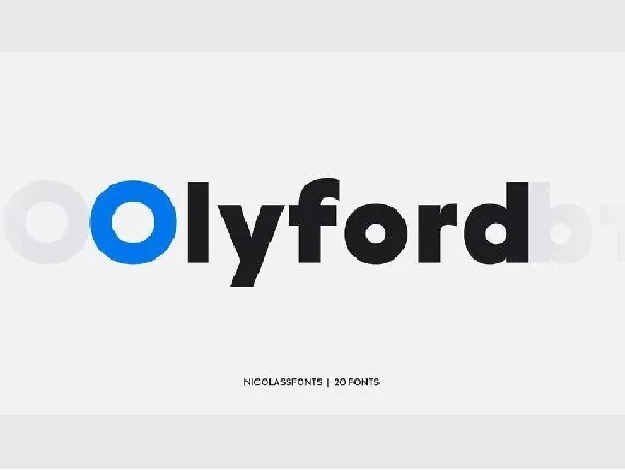 Olyford font