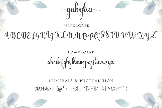 Gabylia font