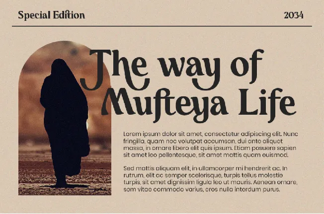 Mufteya font