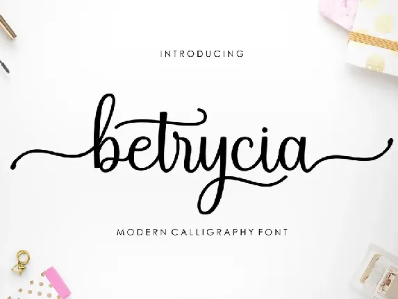 Betrycia font