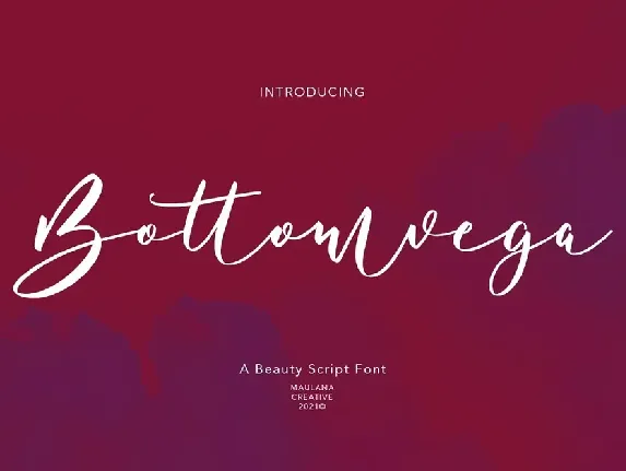 Bottomvega font