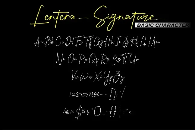 Lentera font