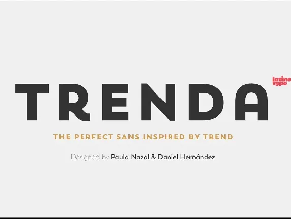 Trenda Family font