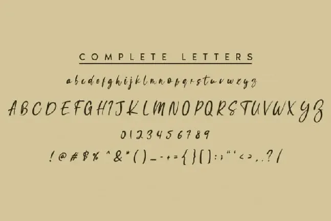 Ayutuban Handwritten font