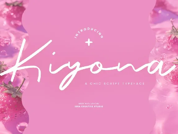 Kiyona Personal Use font