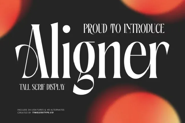 Aligner font