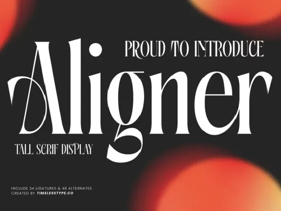 Aligner font