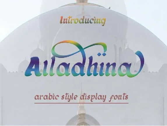 Alladhina font