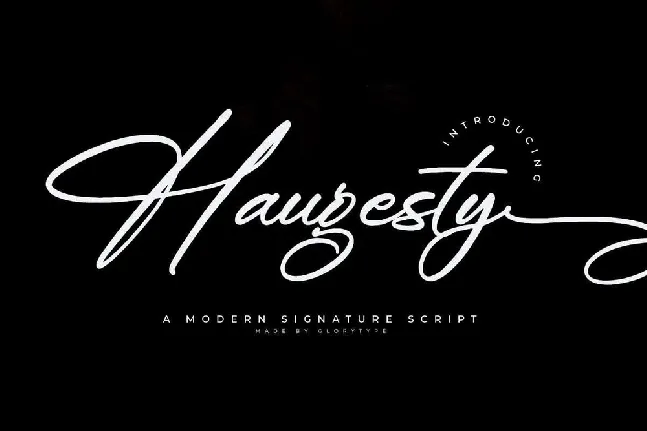 Haugesty font