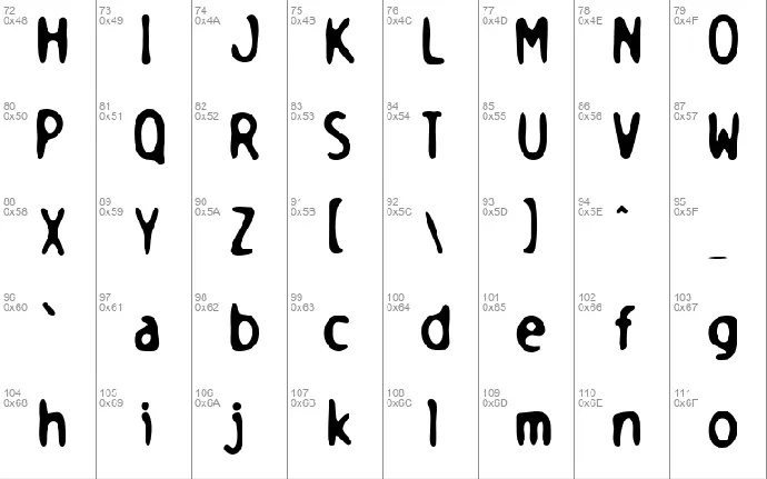 Holstein font