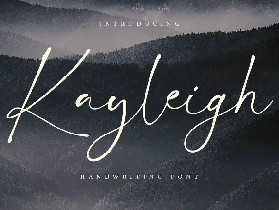 Kayleigh font