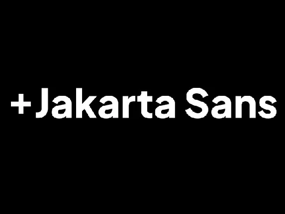 Plus Jakarta Sans Family font