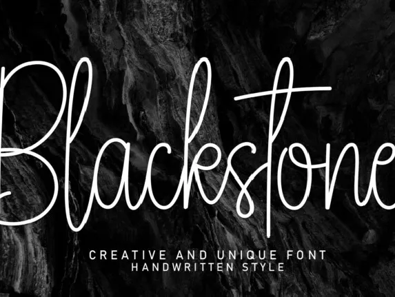 Blackstone Script font