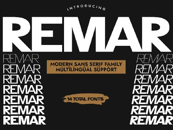 Remar font