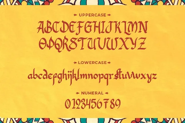 King Malik font