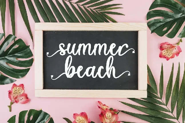 Tropical Sweet font