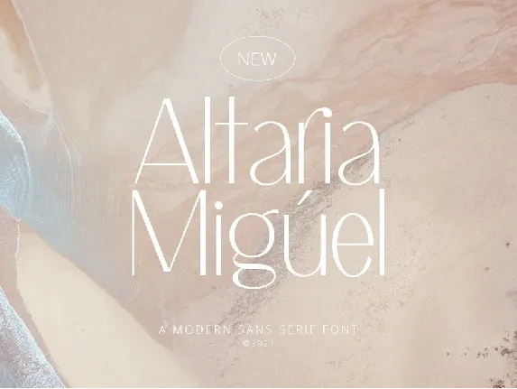 Altaria Miguel font