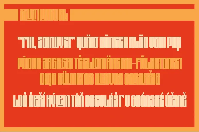 Marximus DEMO font