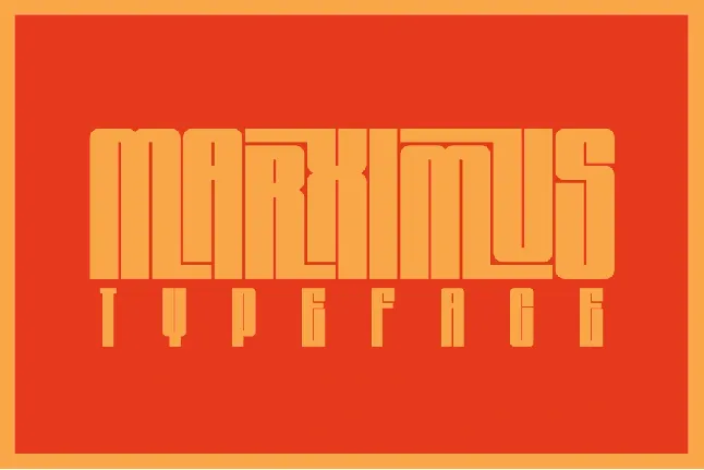 Marximus DEMO font