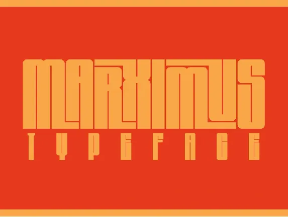 Marximus DEMO font