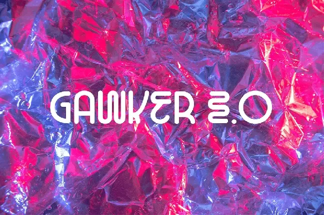 Gawker 2.0 font