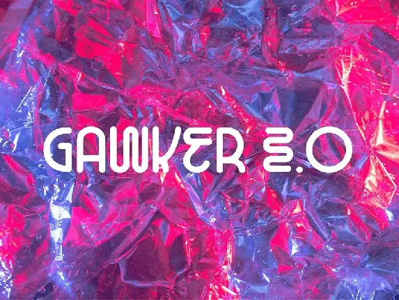 Gawker 2.0 font