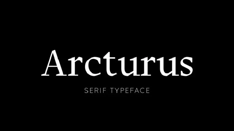 Arcturus font