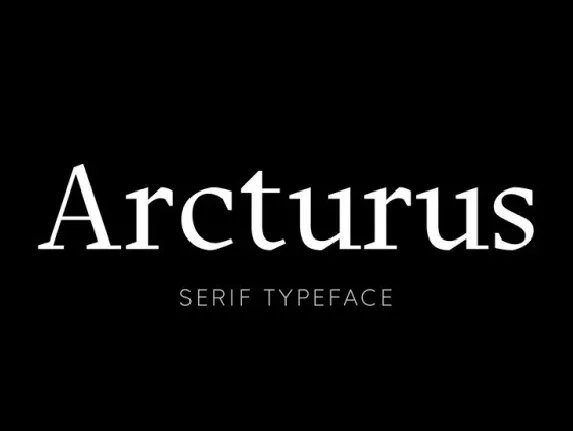 Arcturus font