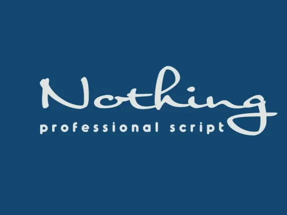 Nothing font