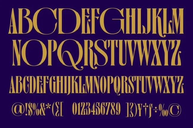 GW Garve font