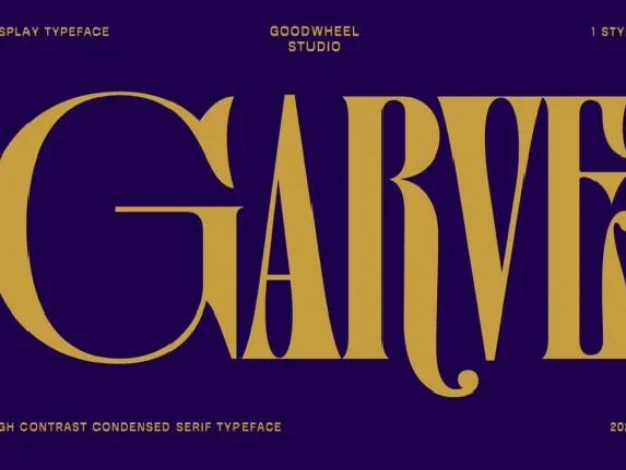 GW Garve font