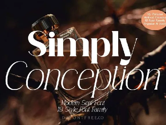 Simply Conception font