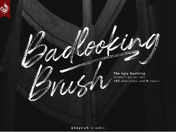 Badlooking Brush font