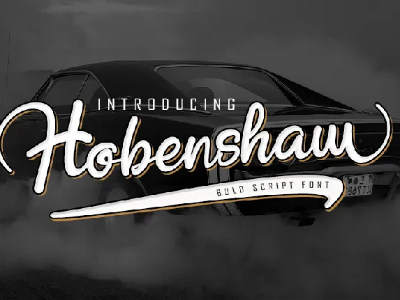 Hobenshaw font