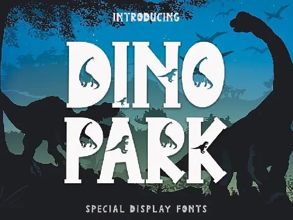 Dino Park font