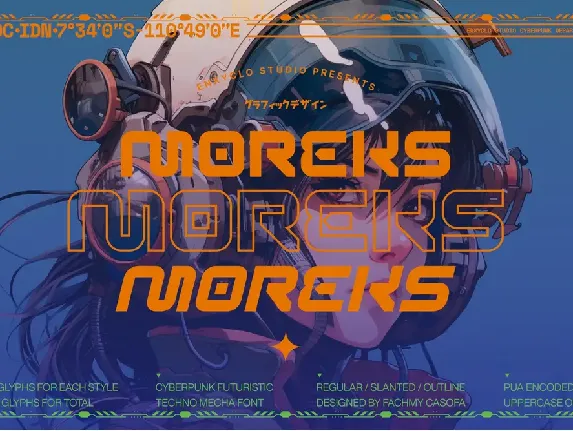 MOREKS font