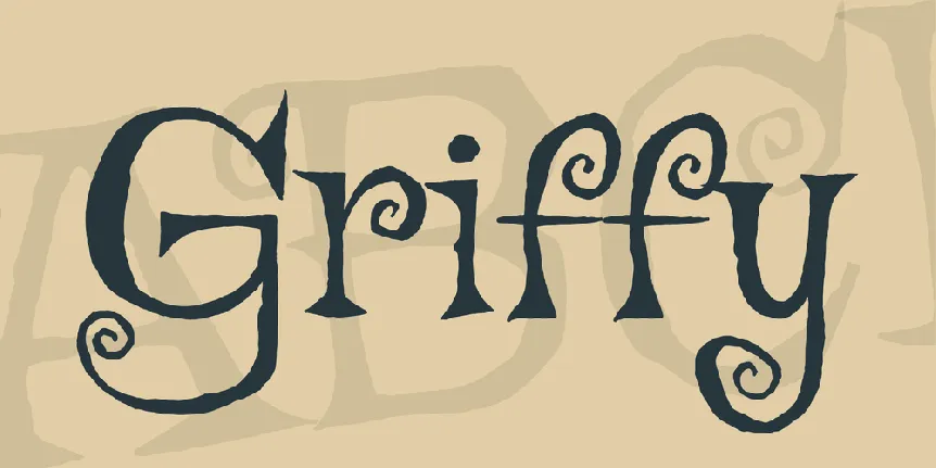 Griffy font