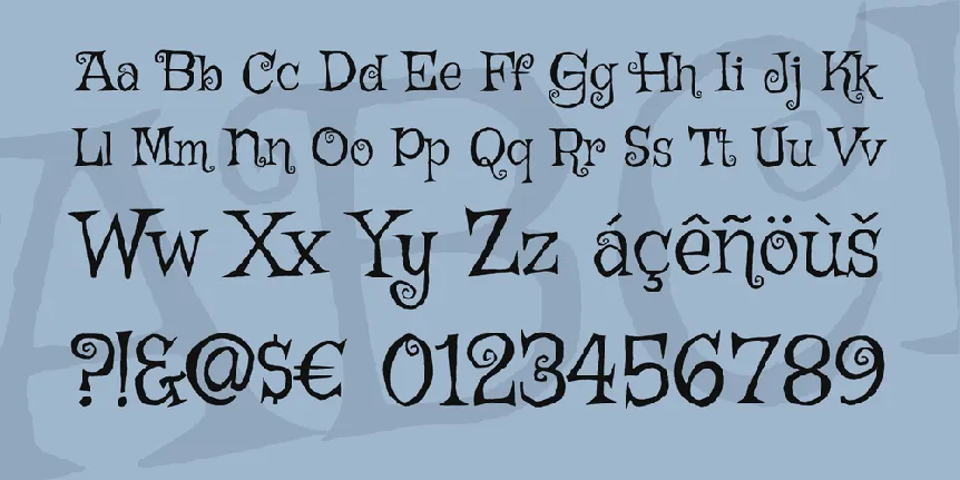 Griffy font