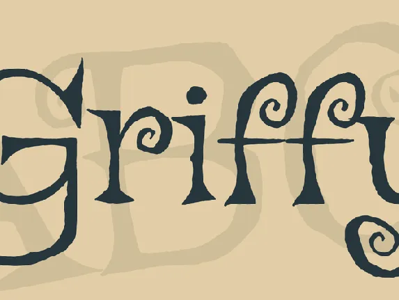 Griffy font