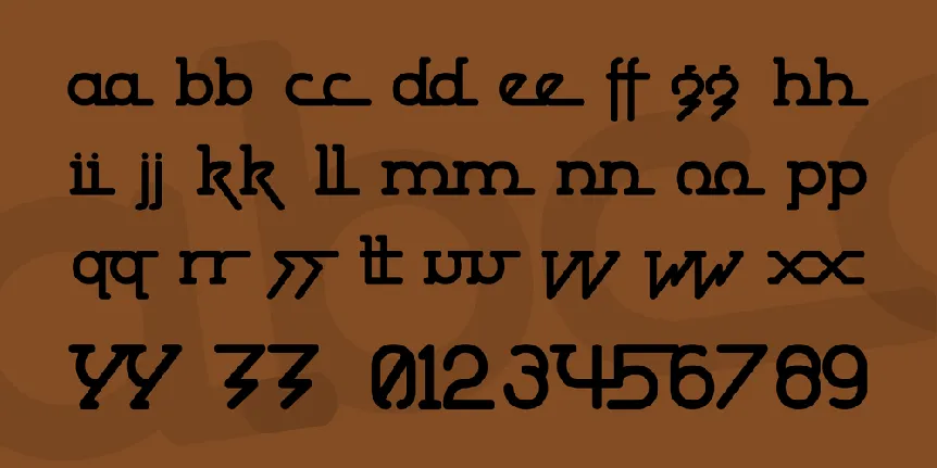 Powderworks BRK font