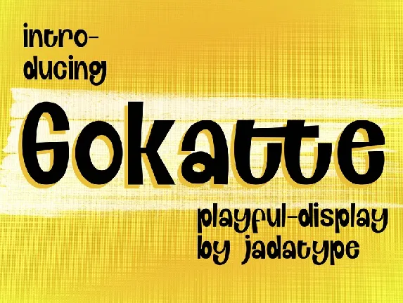 Gokatte font