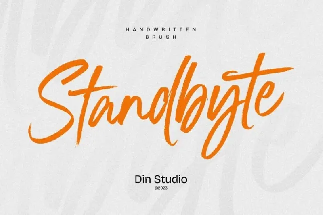 Standbyte font