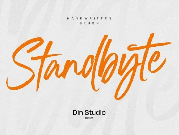 Standbyte font