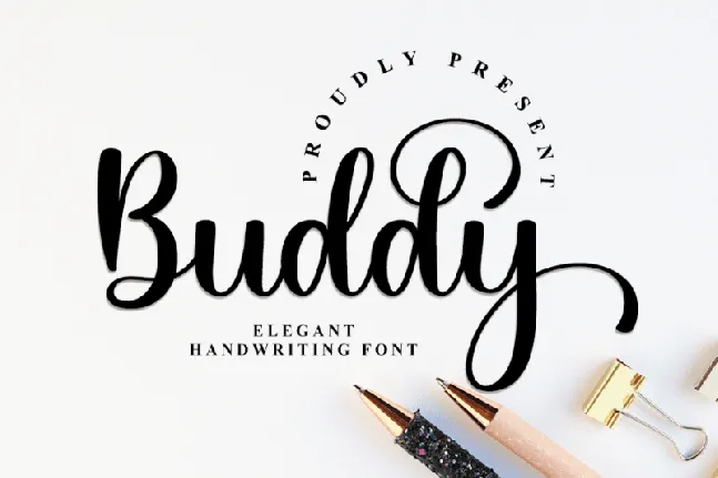 Buddy font